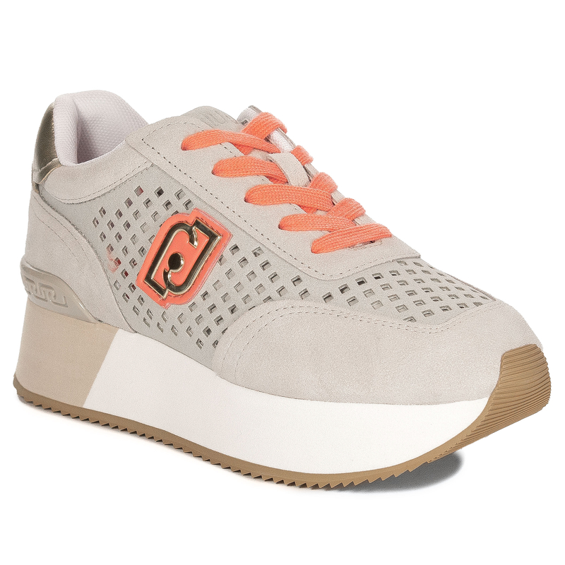 Liu Jo Sneakersy Damskie Na Platformie Szare