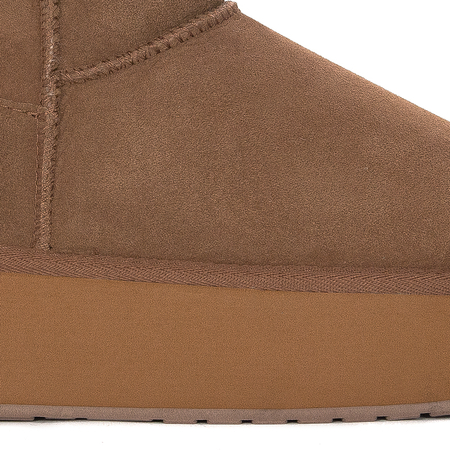 EMU Australia Foy Flatform Micro W13073 Chestnut