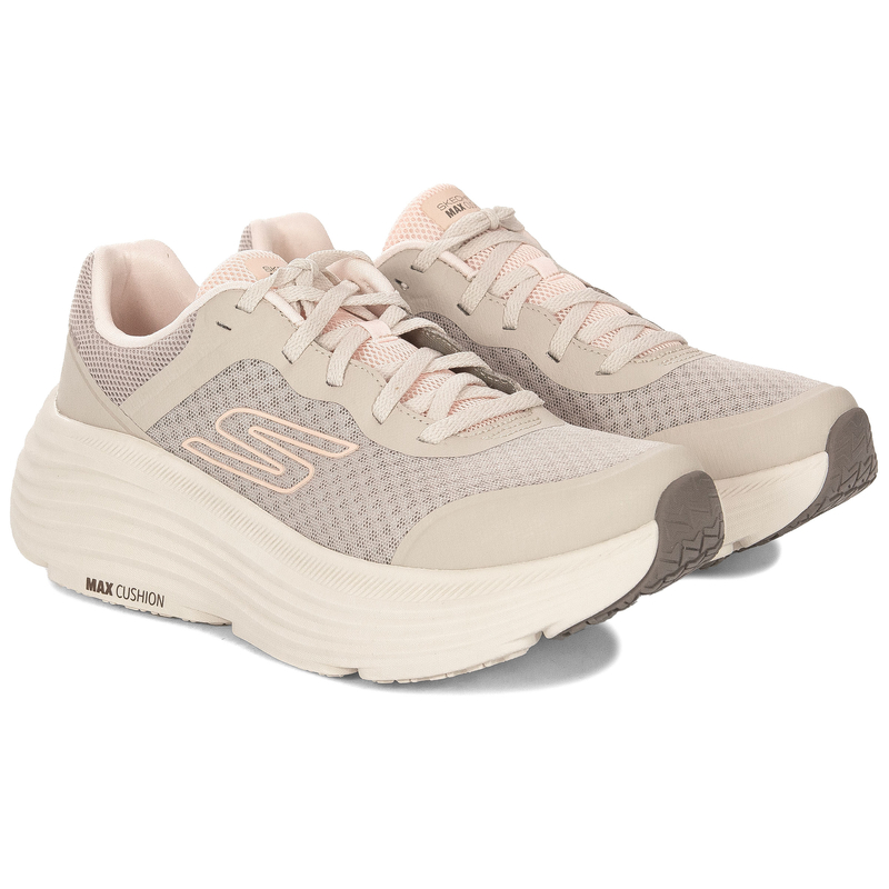Skechers Max Cushioning Sneakers On Platform Beige 129470-NAT