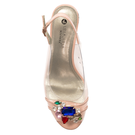 Sca'viola Women's Sandals On A High Heel Nude