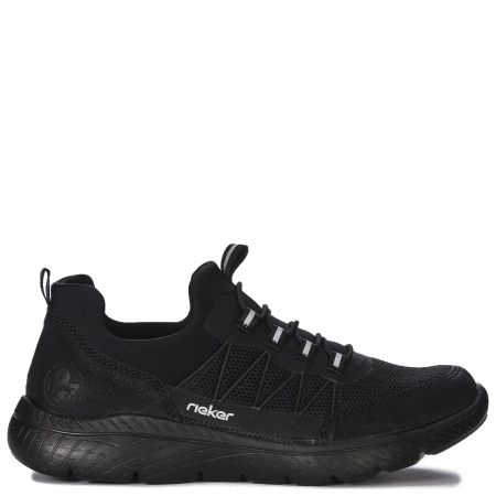 Rieker Sneakersy półbuty damskie Czarne