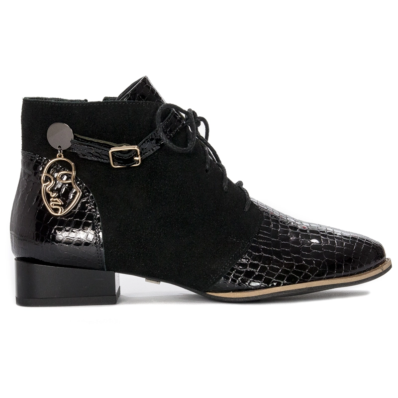 Maciejka 5743A-20/00-7 Women's Black Leather Boots