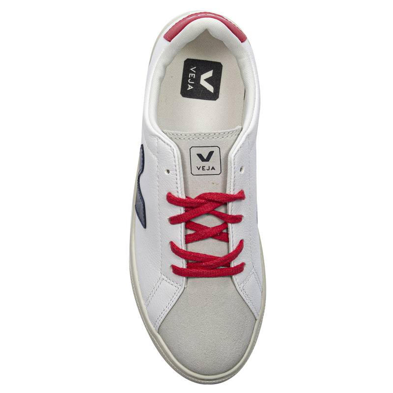 Veja Sneakersy damskie skórzane White Nautico Pekin białe