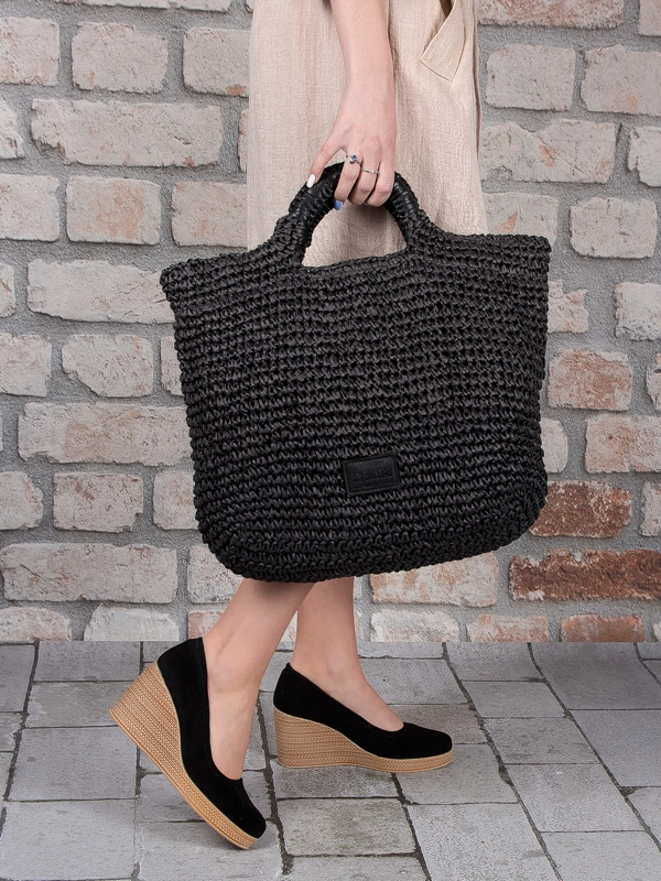 Big Star Women's Shopper Black Bag