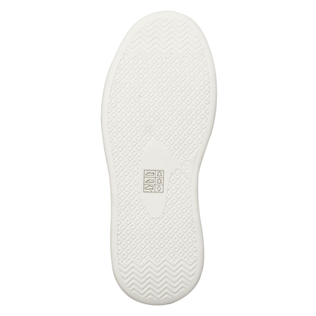 S.Barski Women's Low shoes leather White-Gold