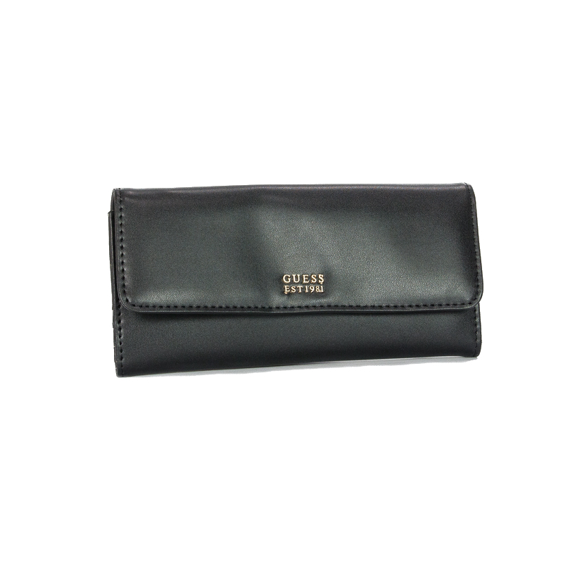 Guess Portfel damski Atene Slg duży Bla Black Czarny