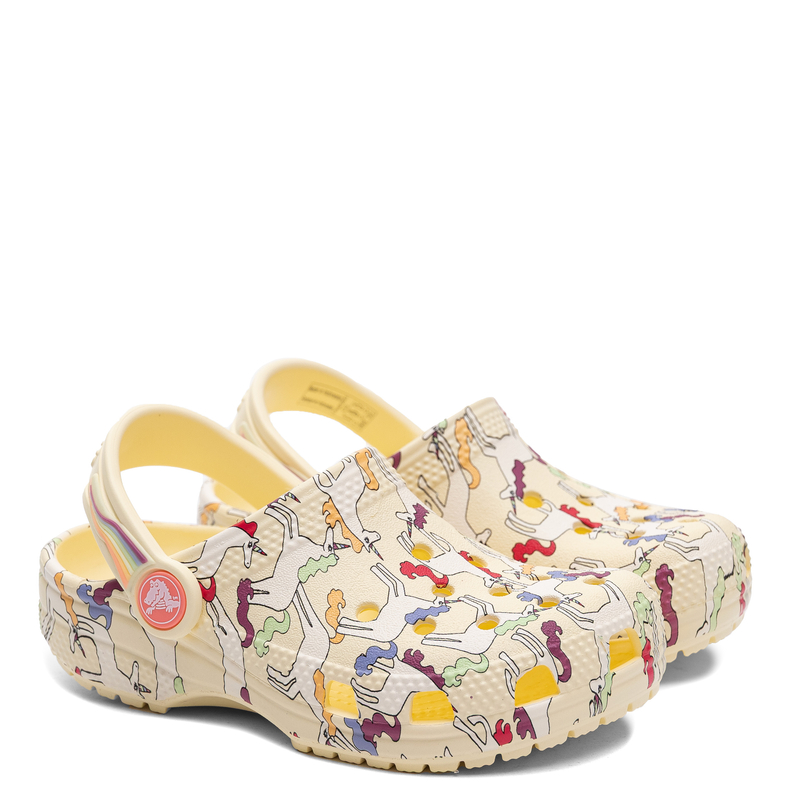 Crocs Classic I Am Unicorn Clog Sandały Klapki Dziewczęce Żółte 212515-7CJ