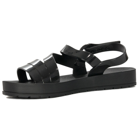 Sandały damskie Zaxy Freeze Sand Plat Fem Black Czarne