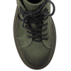 Maciejka Velour Combat Boots on Platform Olive Green 06309-24/00-8