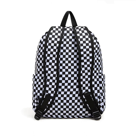 Old Skool Check Backpack Black and White