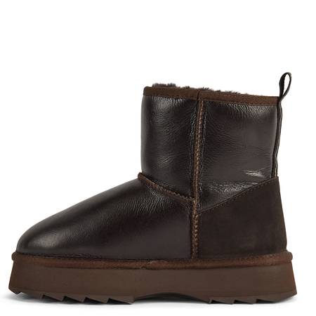 EMU Australia Sharky Mini Town Flatform Chocolate W13340-Choc
