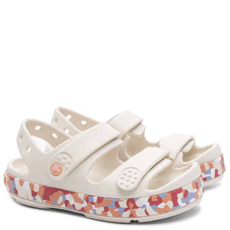 Crocs Classic Cross Strap Sandal Girls' Sandals Lightweight Beige 212527-2MK