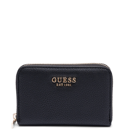 Guess Elegancki Zapinany Na Zamek Portfel Damski Czarny SWBG9735140-BLACK