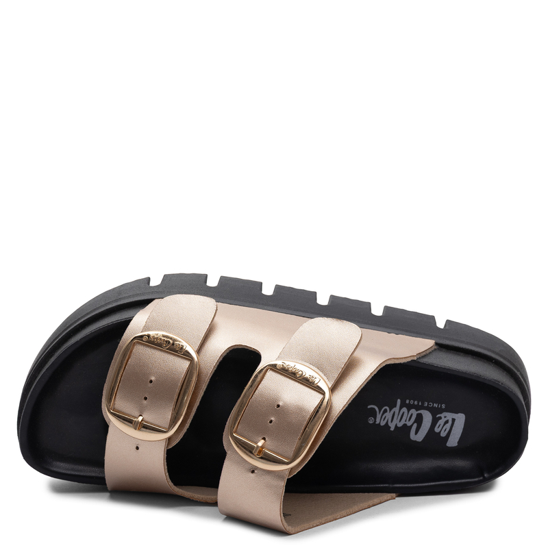 Lee Cooper Women's Gold Platform Sandals LCW-26-35-4462L