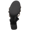 Tamaris Black/Nude Women's Sandals