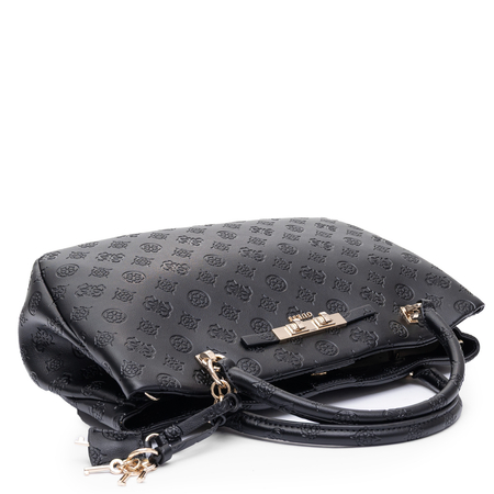 Guess Carmella Classic Embossed Handbag Black HWPD2225060-BLACK