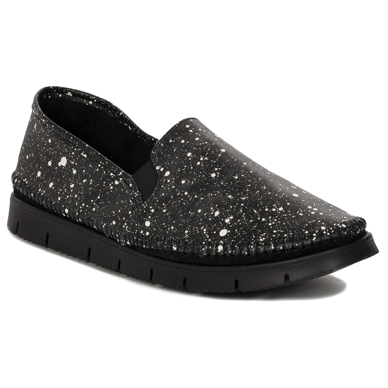 Maciejka Black & White Low Shoes
