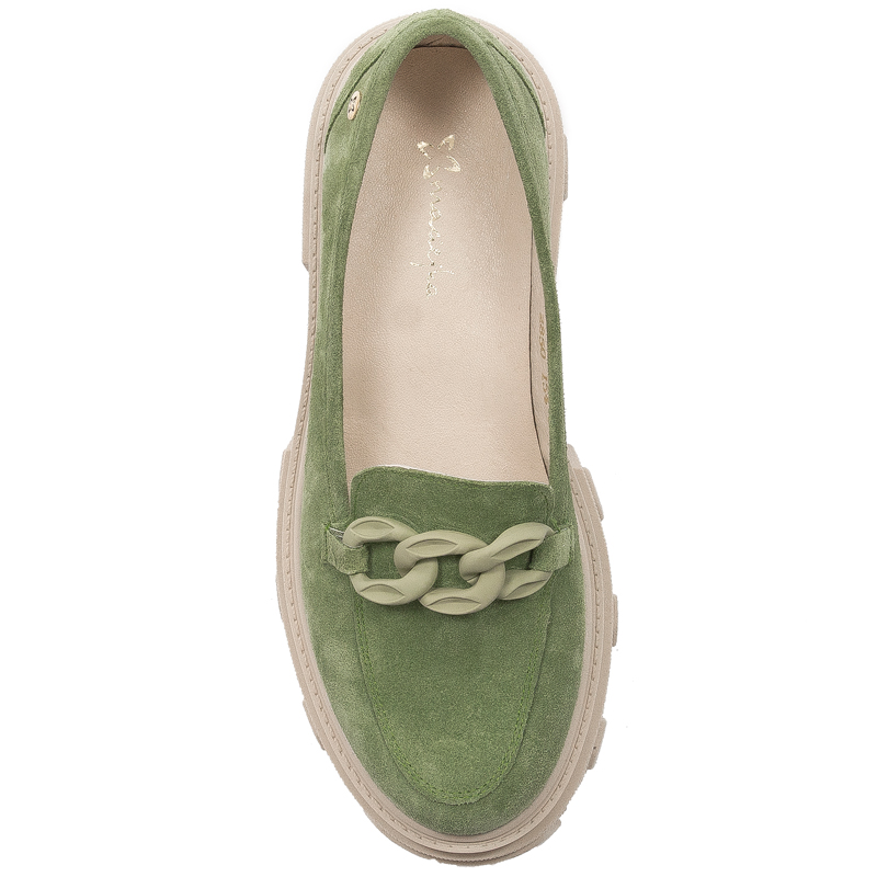 Maciejka 2850J-09/00-1 Green Flat Shoes