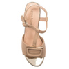 Sergio Leone Women's Sandals On A High Heel Chamoiss