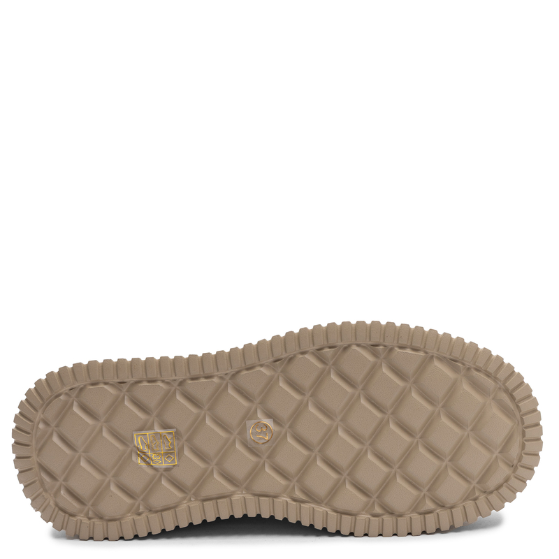 Goe Sneakersy na Platformie Złote Ażurowe TT2N4044