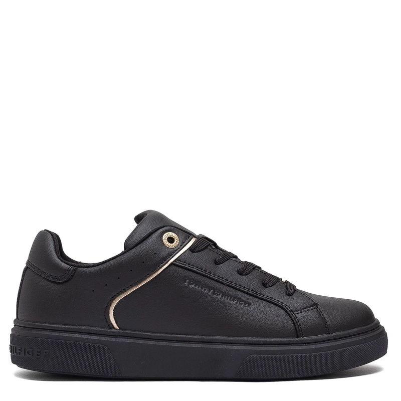 Tommy Hilfiger Sneakers Side Zip Women’s Platform Black T3A9-33982-1355X208