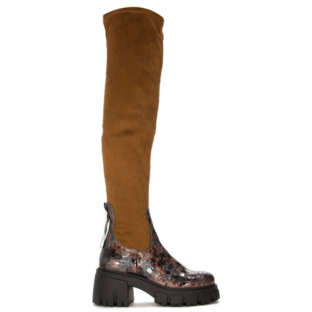 Maciejka 05260-29/00-7 Brown Knee-High Boots