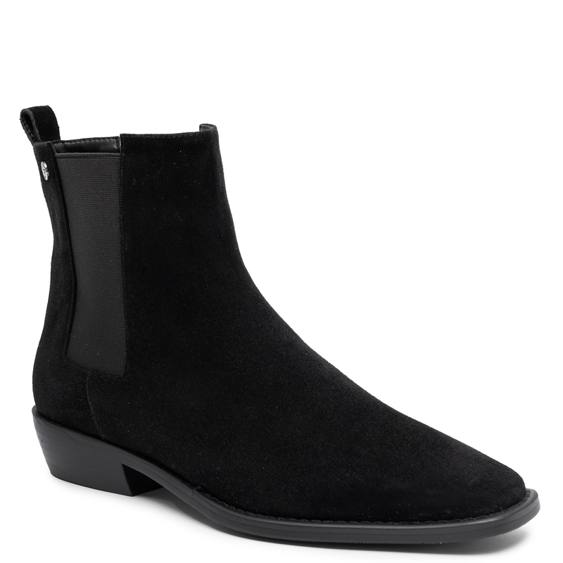Maciejka Women's Leather Ankle Boots with Zipper Black K7758-01/00-7