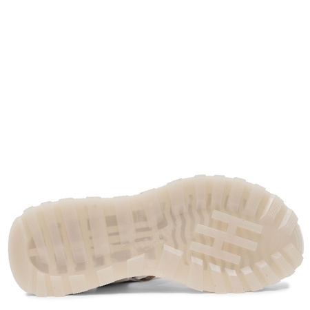 Hispanitas Skórzane Sandały Damskie Na Platformie Z Rzepami Wielokolorowe CHV264807-ALMOND