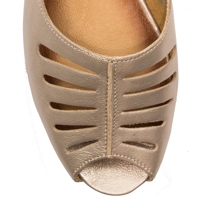 Maciejka 03497-25-00-6 Gold Flat Shoes