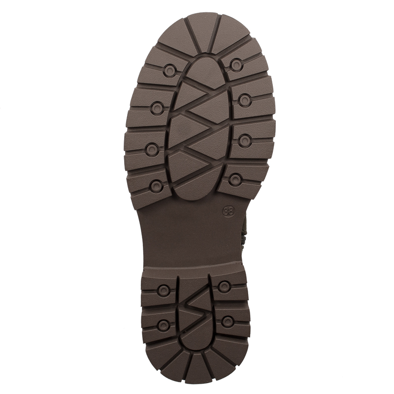 Boots Sergio Leone Green Warmed Lace-Up Boots
