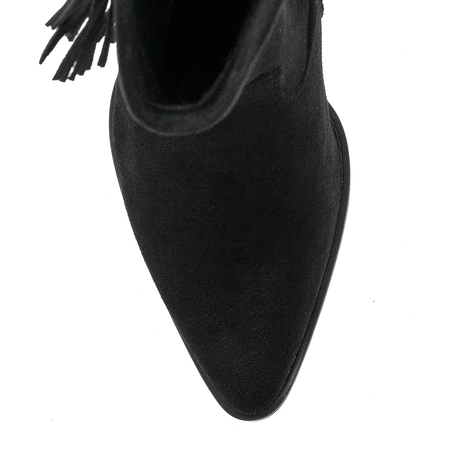 S.Barski Women's black insulated boots
