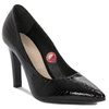 Bioeco by Arka Women's leather black pumps shoes