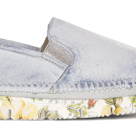 Maciejka 03512-40/00-0 Light Blue Flat Shoes