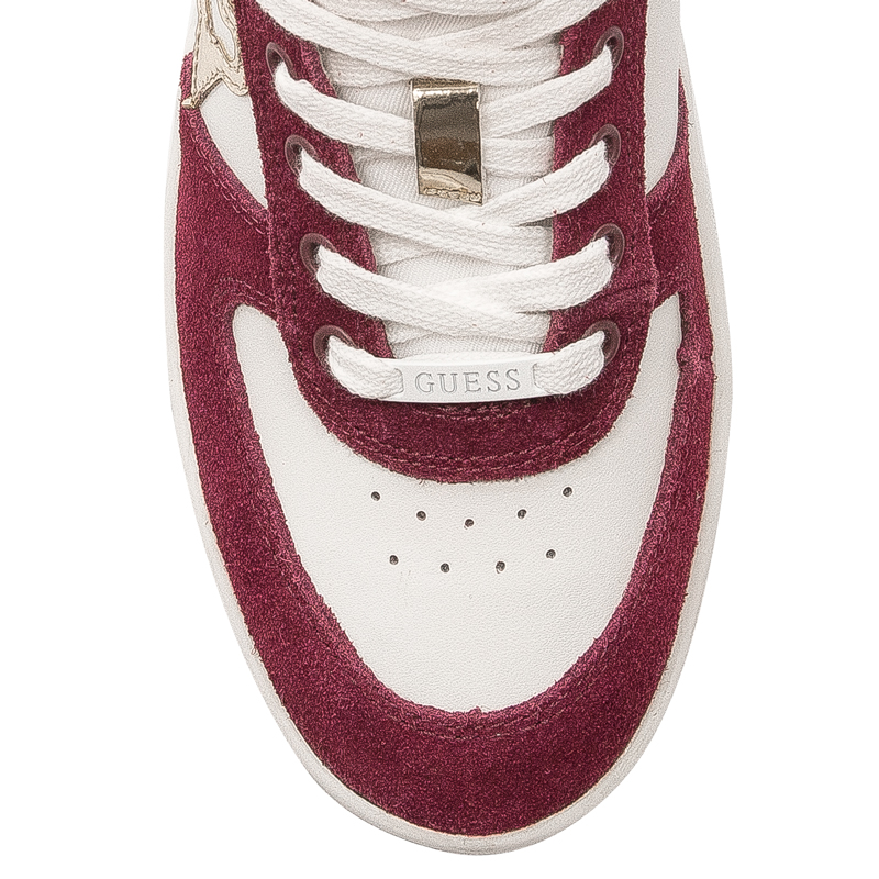 Guess Sneakersy damskie na platformie SIDNY BURGU