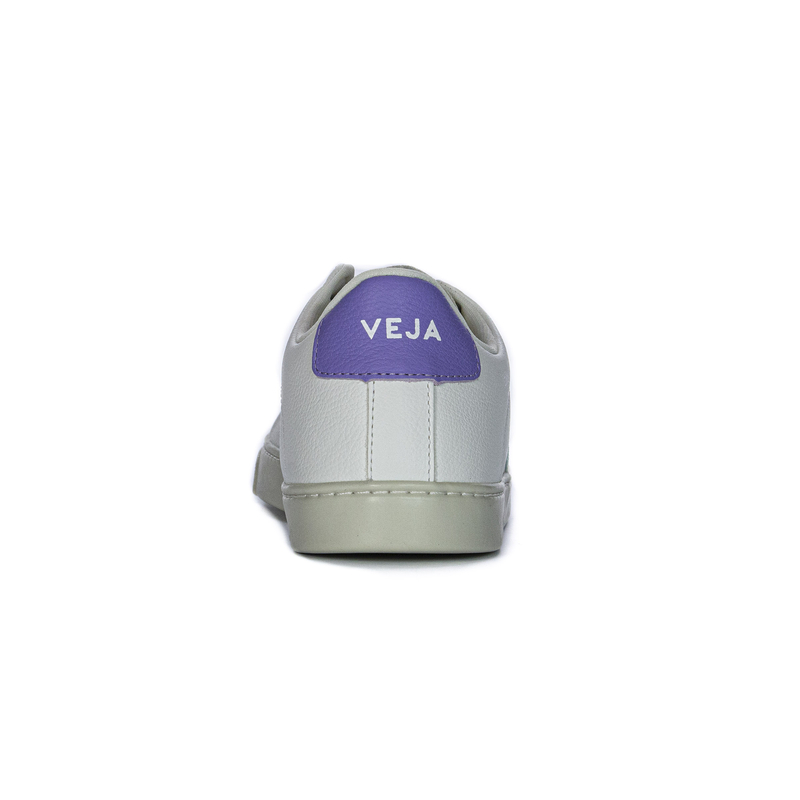 Veja Sneakersy damskie skórzane White Matcha Lavende białe