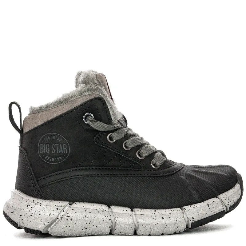 Botki dziecięce Big Star II374074 Black Czarne
