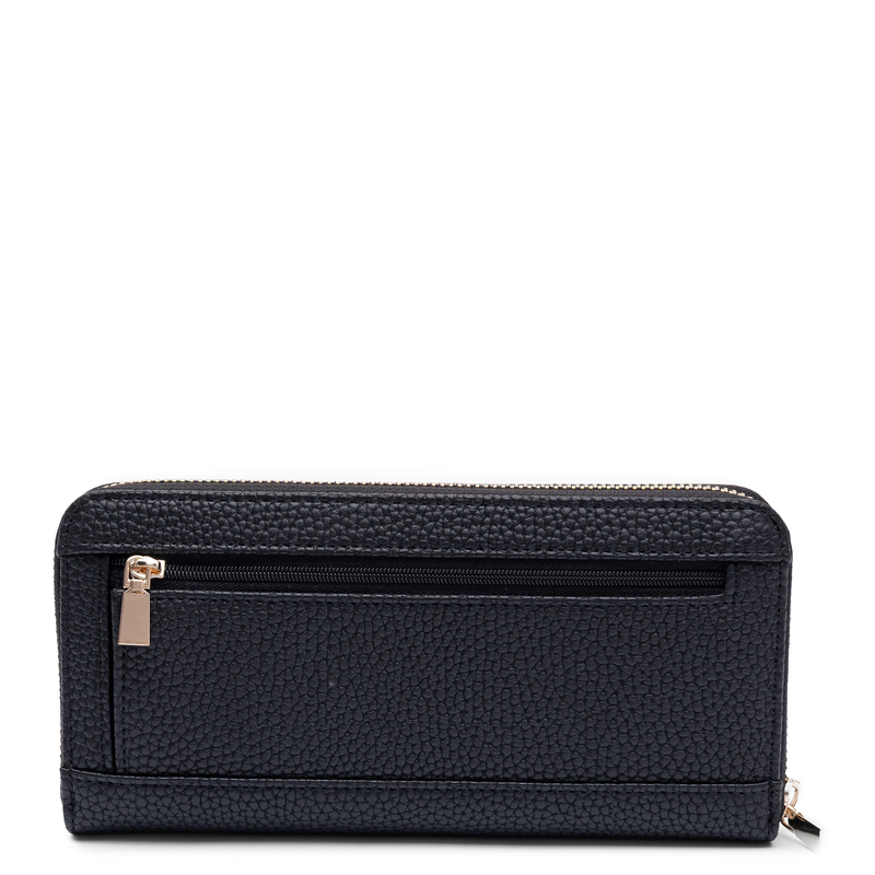 Guess Elegant Zip-Around Women's Wallet With Wristlet Strap Black SWPG9648146-BLACK