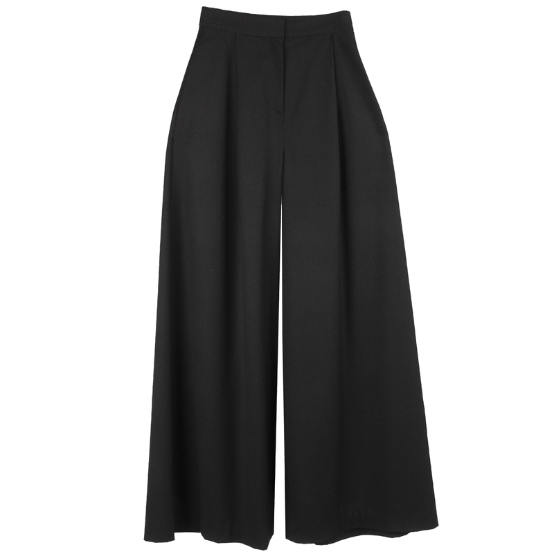 Opra Spodnie Damskie Baha Black Very High Waist Pants