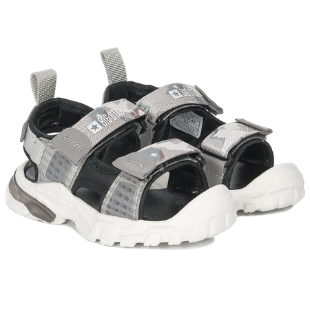 Big Star Children's boys' sandals with Velcro Gray