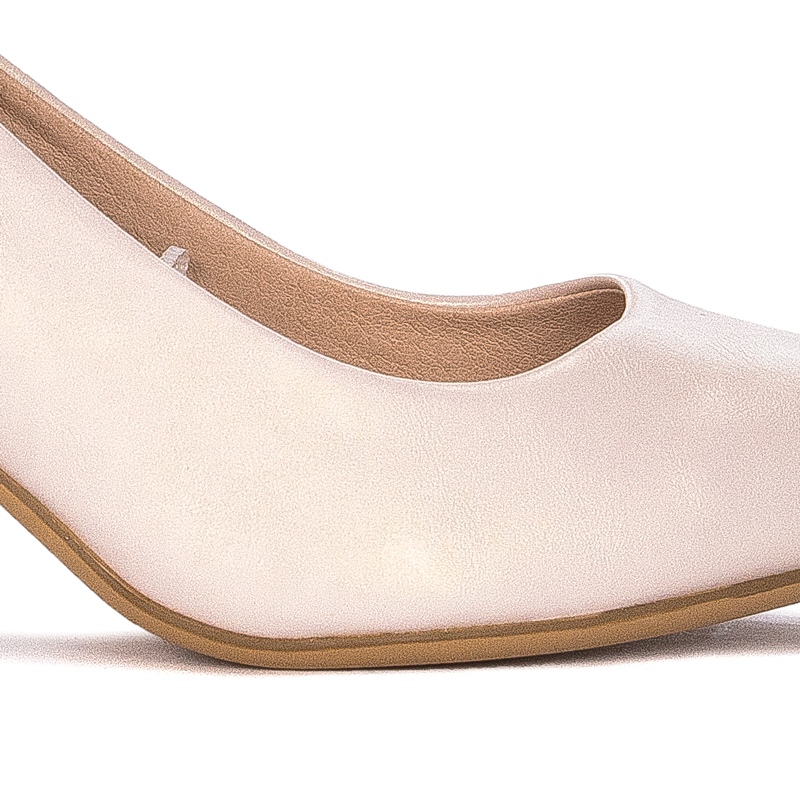 Sergio Leone Beige Pearl Pumps