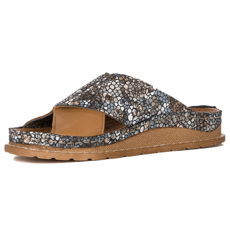 Maciejka Brown Women's Slides