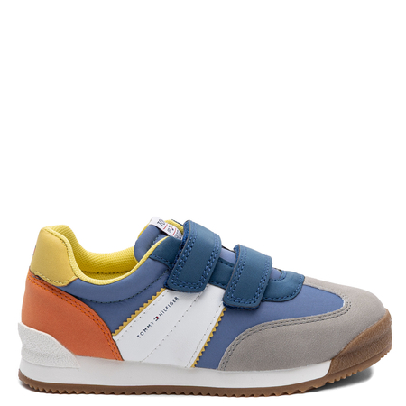 Tommy Hilfiger Sportowe na Rzepy Sneakersy Chłopięce Wielokolorowe T3B4-32328-1185-999