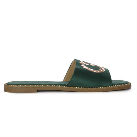 S.Barski Women's Green Slides