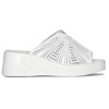 D&A Women's White Slides