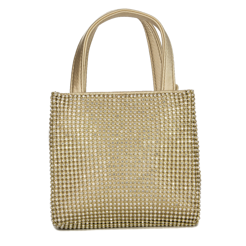 Guess Lua Mini Gold Bag