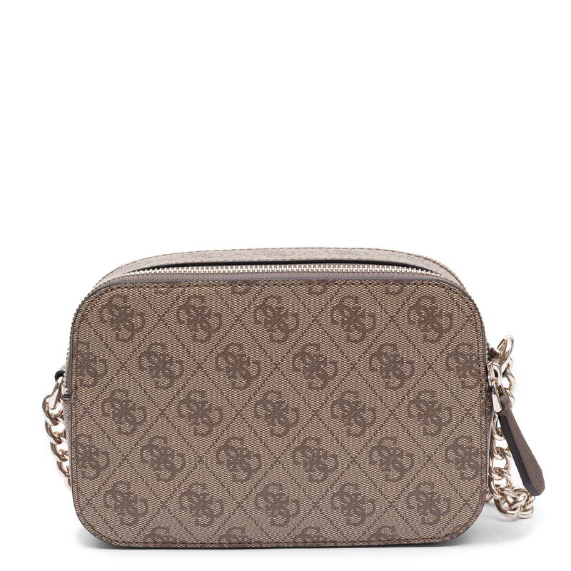 Guess Elegant Stylish Women's Crossbody Bag with Logo Beige HWBG9672140-LATTE