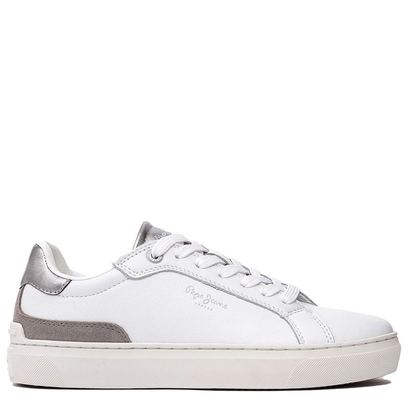 Pepe Jeans Sneakersy Damskie Camden Cold Silver