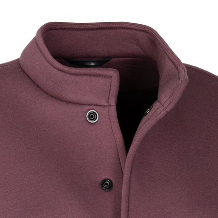 OPRA Oversize Cocoon Jacket Stand Collar Burgundy OP-KU-NUBA-WINE