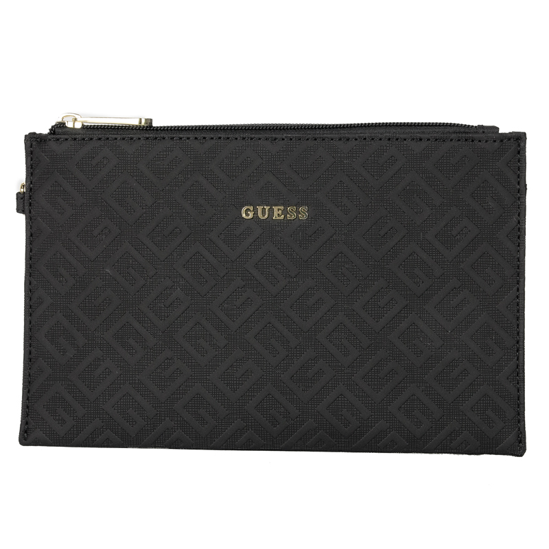 Guess Women's wash bag Lorey Flat Top Zip Bla Black black