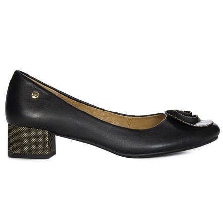 Maciejka Women's Leather Black Pumps